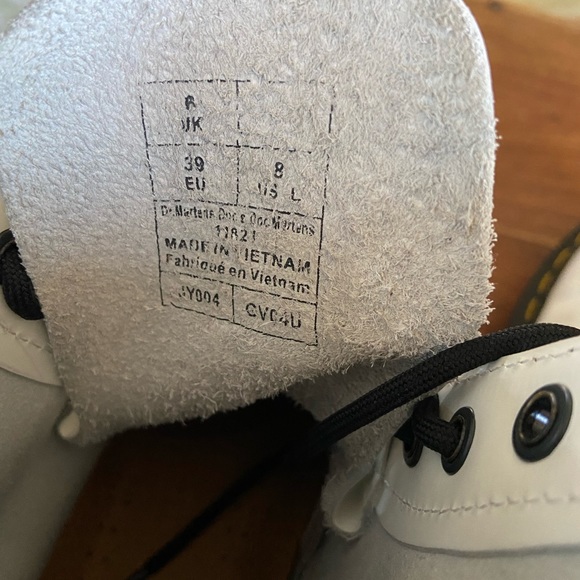 Dr Martens 1460 Womens White Womens 8 - Picture 7 of 8